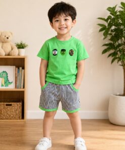 Universal Monsters French knot boy set