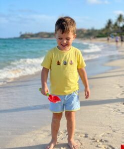 French knot sailboat boy set