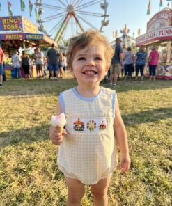 Smocked County Fair Boy Bubble